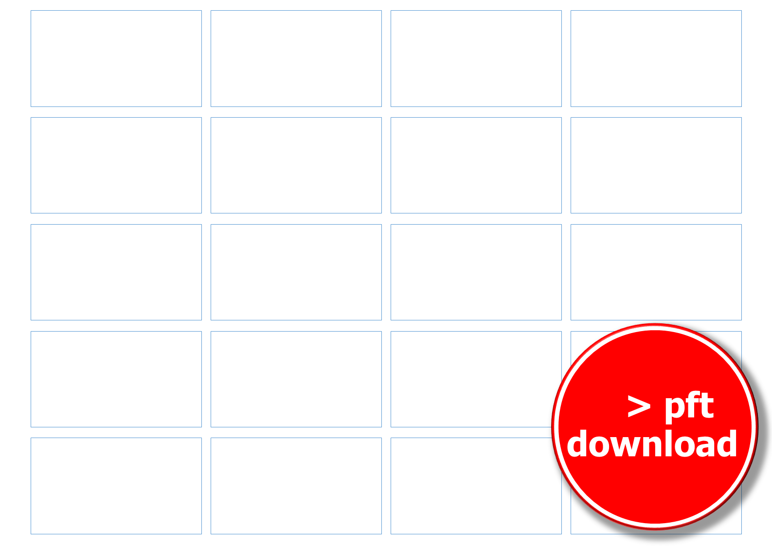 Presentation Storyboard Template as pdf document for download