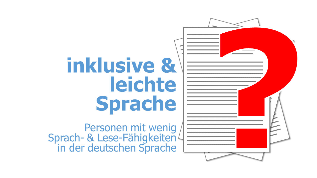 inklusive & leichte Sprache